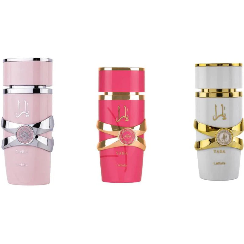 Pachet 3 parfumuri Yara, Yara Moi, Yara Candy edp 100ml